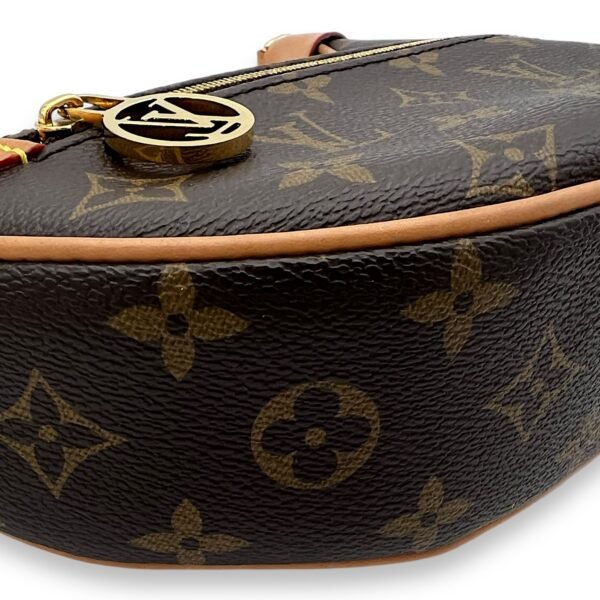 Loop Shoulder Bag Brown in Monogram Coated Canvas, Gold hardware - Image 9