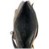 Messenger Bag Black in Calfskin, Silver - Image 6