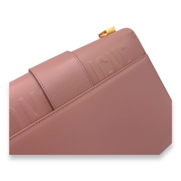 30 Montaigne Medium Pink Shoulder Bag in Calfskin, Gold hardware - Image 9