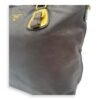 Logo Brown Top Handle Bag in Calfskin, Gold hardware - Image 13