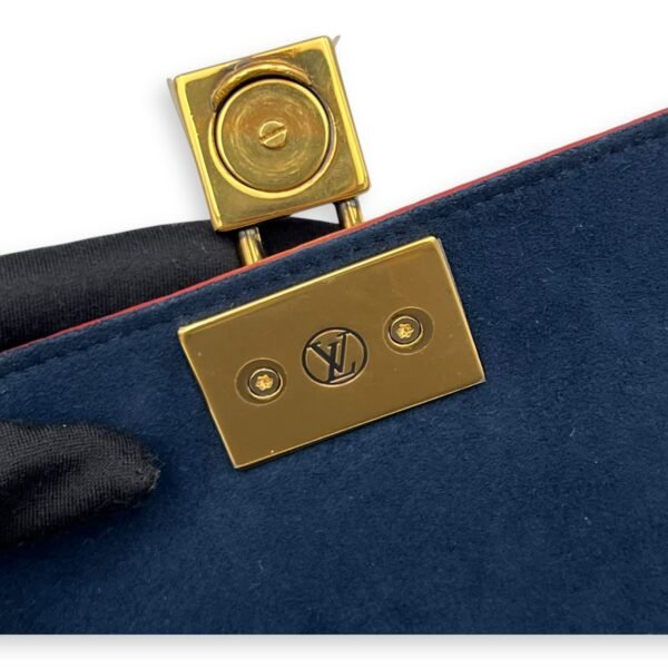 Marignan Top Handle Bag Blue in Monogram Empreinte Leather, Gold hardware - Image 9