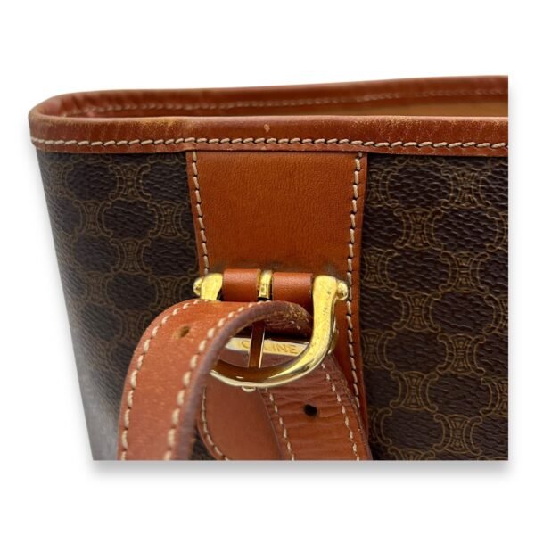 Macadam Tote Bag Brown in Coated Canvas, Gold hardware - Image 7