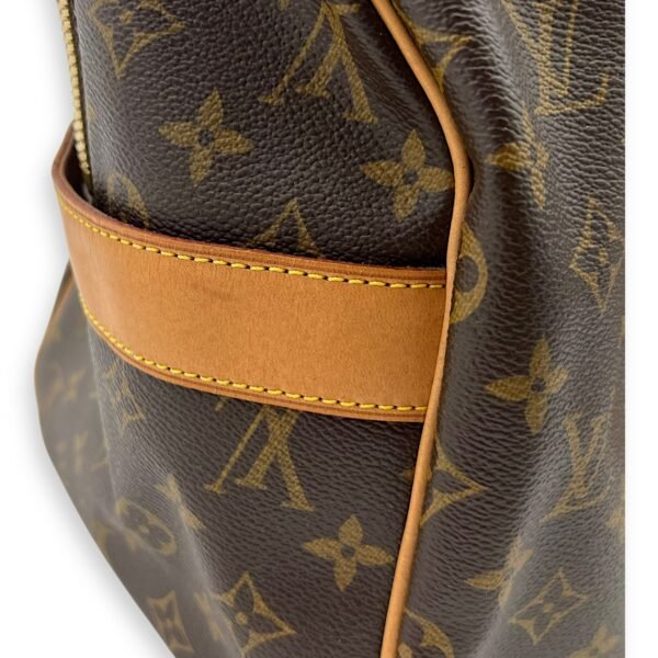 Carryall Travel Brown Top Handle Bag in Monogram Coated Canvas, Gold hardware - Image 9
