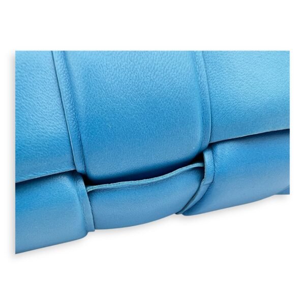 Cassette Crossbody Bag Blue in Lambskin, Gold hardware - Image 9
