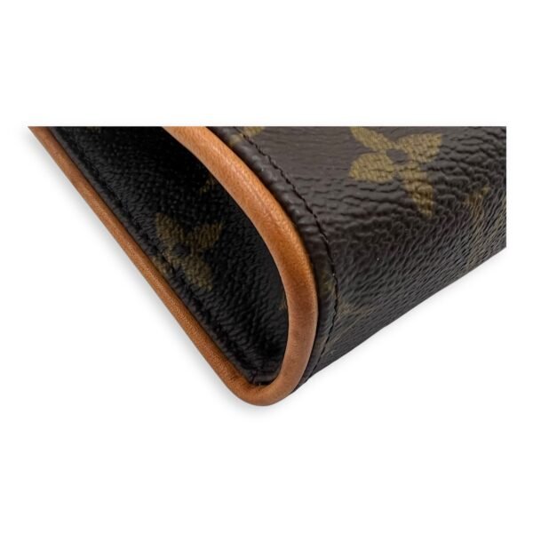 Florentine Belt Bag Brown in Monogram Coated Canvas, Gold hardware - Image 9
