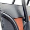 Luggage Mini Multi-colour Top Handle Bag in Suede Leather, Gold hardware - Image 9