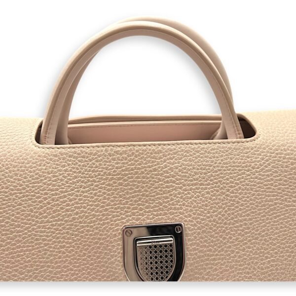 Diorever Top Handle Bag Pink in Calfskin, Silver hardware - Image 9