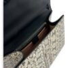 Lilith Top Handle Bag White in Python Leather, Silver hardware - Image 9