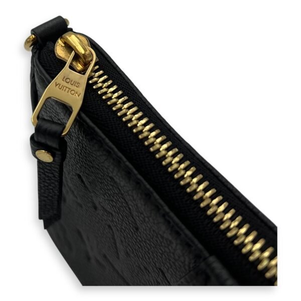 Easy Pouch On Strap Crossbody Bag Black in Monogram Empreinte Leather, Gold hardware - Image 9