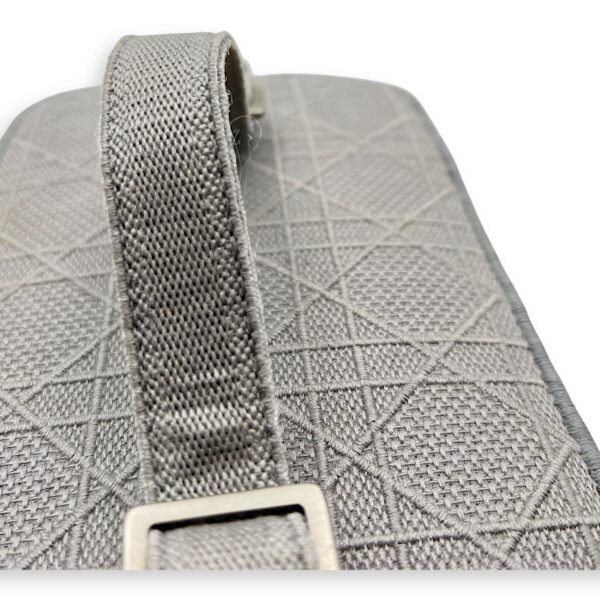 D-Lite Vanity Top Handle Bag Grey in Canvas, Silver hardware - Image 8