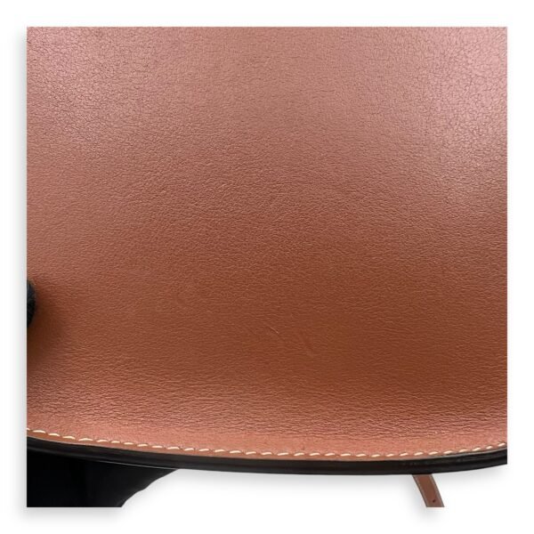 Folco Triomphe Brown Crossbody Bag in Calfskin, Gold hardware - Image 9