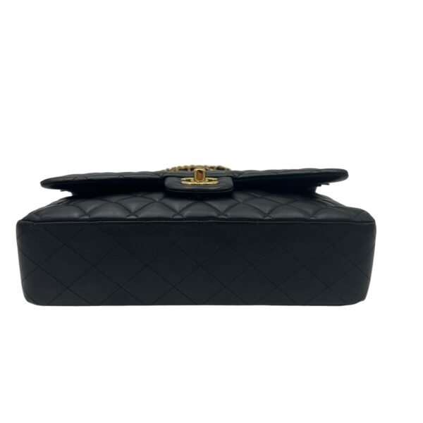 Classic Shoulder Bag Medium Black in Lambskin, Gold hardware - Image 5