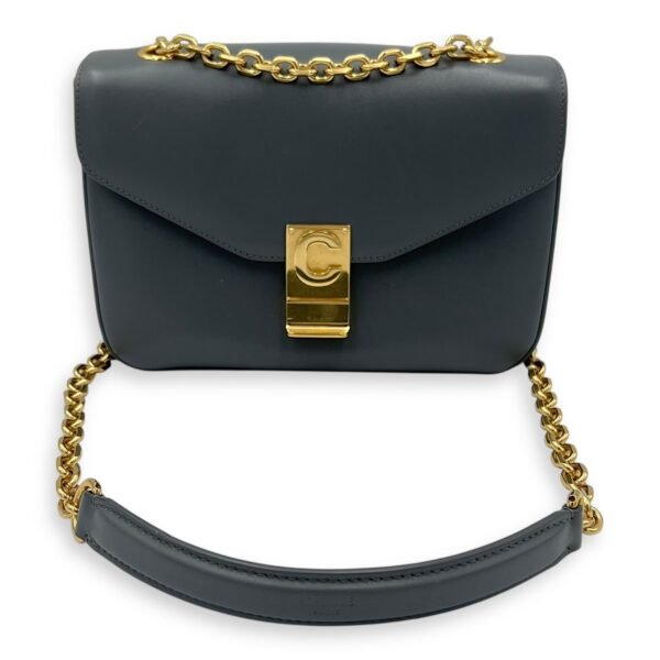 C Charm Shoulder bag in Calfskin, Gold Hardware - Image 11