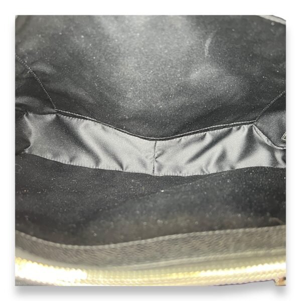 GST Black Shoulder Bag in Caviar Leather, Silver hardware - Image 10