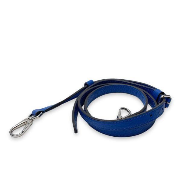 LockIt PM Blue Top Handle Bag in Calfskin, Gold hardware - Image 11