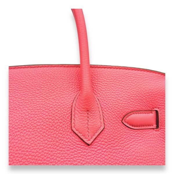 Birkin 30 Rose Lipstick in Togo, Palladium hardware - Image 10