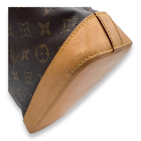 Lockit PM Brown Top Handle Bag in Monogram Coated Canvas, Gold hardware - Image 10