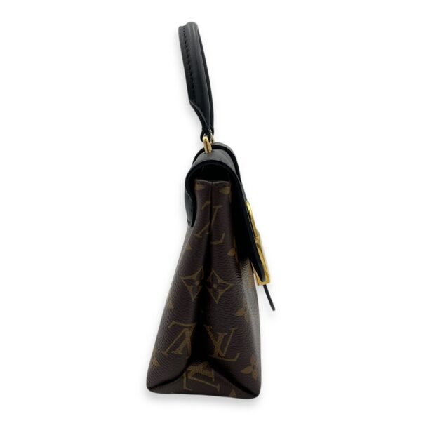 Locky BB Brown Top Handle Bag in Monogram Coated Canvas, Gold hardware - Image 3