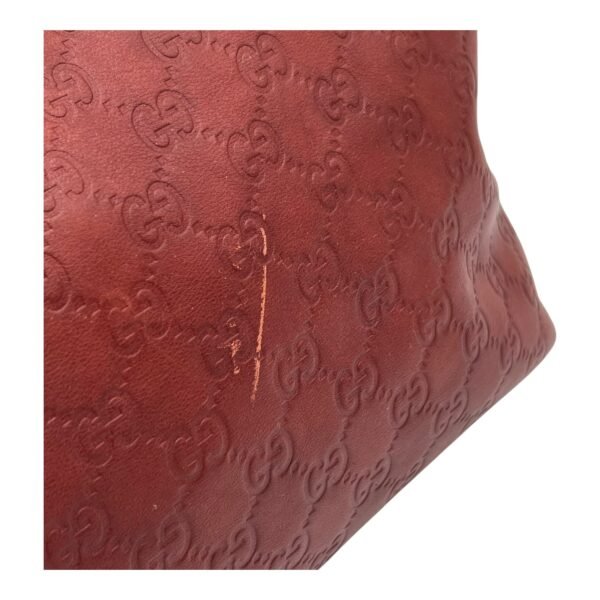 Babouska Tote Bag Red in Calfskin, Gold hardware - Image 10