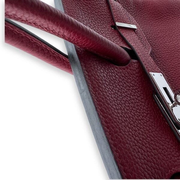 Birkin 30 Red in Clemence, Palladium hardware - Image 10
