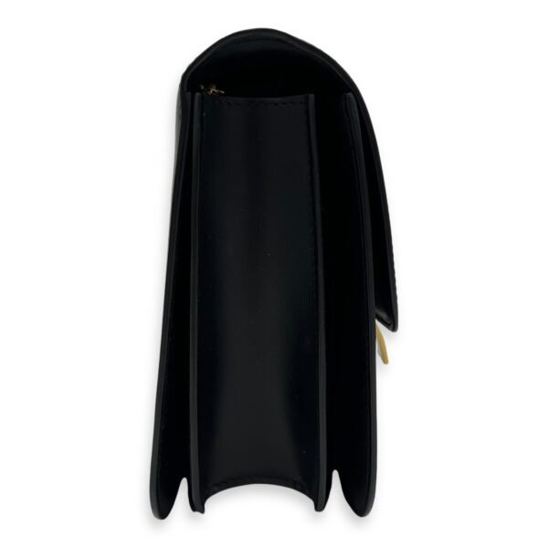 Box Shoulder Bag Black in Calfskin, Gold hardware - Image 3