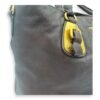 Logo Brown Top Handle Bag in Calfskin, Gold hardware - Image 12