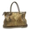 Bella Gold Tote Bag in Python Leather, Gold hardware - Image 10