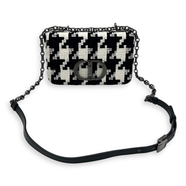 Caro Small Multi-colour Shoulder Bag in Tweed, Silver hardware - Image 12