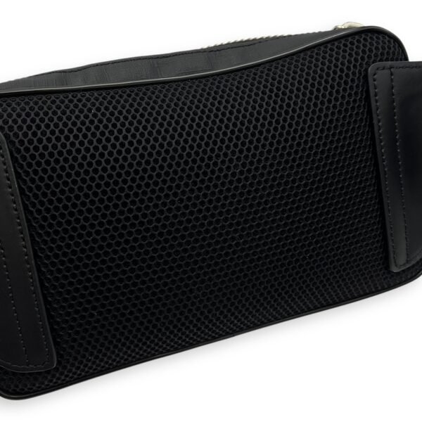 GG Supreme Belt Bag Black in Monogram Coated Canvas, Silver hardware - Image 9