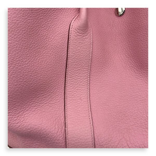 Garden Party 36 Sakura Pink Top Handle Bag in Negonda, Palladium hardware - Image 10