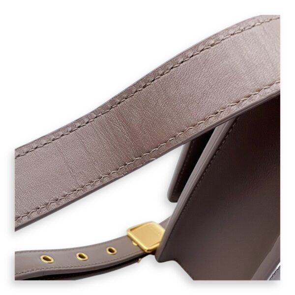 30 Montaigne Shoulder Bag Brown in Calfskin, Gold hardware - Image 10