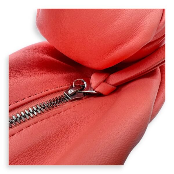 Double Knot Pink Shoulder Bag in Lambskin, Silver hardware - Image 9