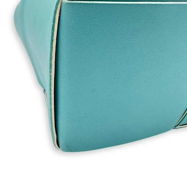 Arco Tote Bag Blue in Lambskin - Image 9