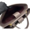 Gold Bar Beige Top Handle Bag in Calfskin, Gold hardware - Image 10
