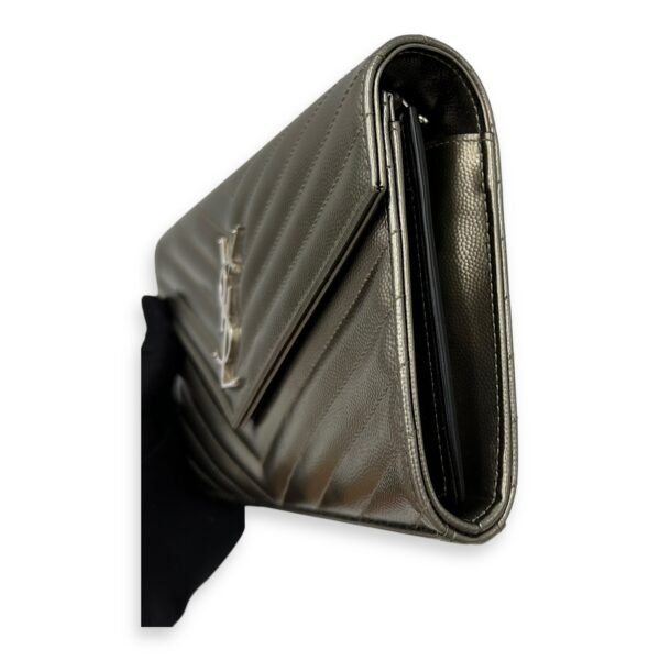 Cassandre Wallet On Chain Silver in Caviar Leather, Silver hardware - Image 10