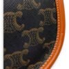 Folco Shoulder Bag Brown in Coated Canvas, Gold hardware - Image 10