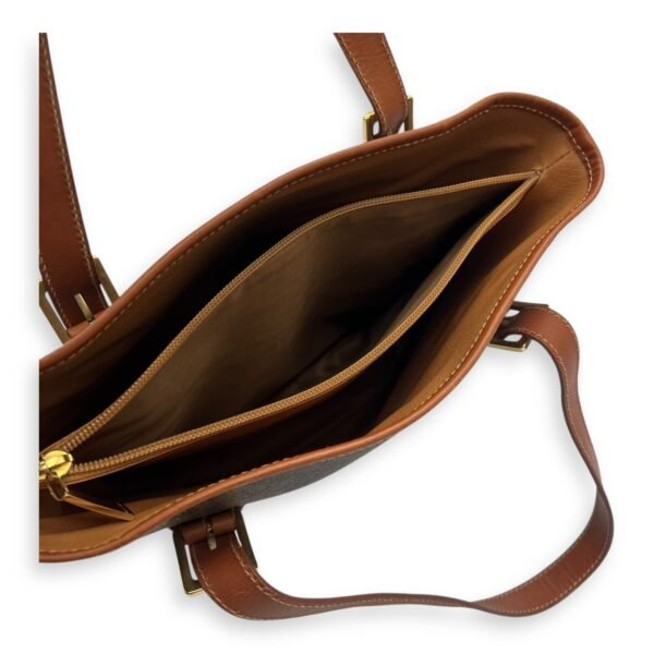 Macadam Tote Bag Brown in Coated Canvas, Gold hardware - Image 10