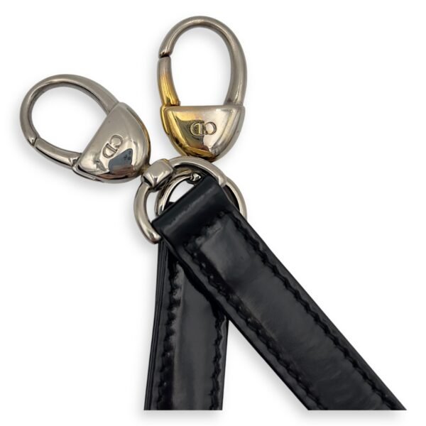 Lady Dior Black Top Handle Bag in Nylon, Silver hardware - Image 10