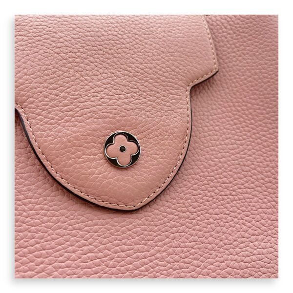 Capucines PM Pink Top Handle Bag in Taurillon Leather, Silver hardware - Image 9