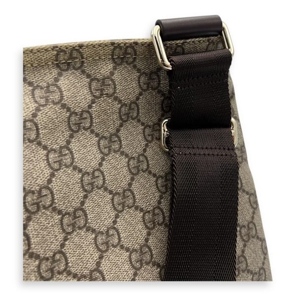 GG Supreme Crossbody Bag Brown in Monogram Coated Canvas, Gold hardware - Image 10