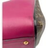 Kimono Top Handle Bag MM Brown in Monogram Coated Canvas, Gold hardware - Image 10