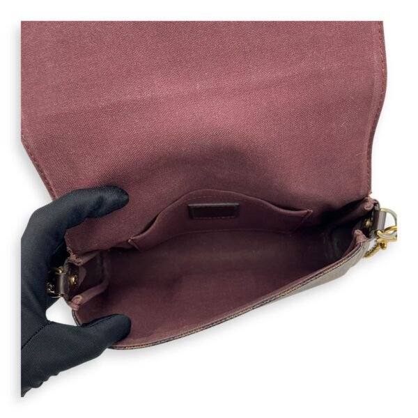 Favourite Damier Ebene Crossbody Bag in Coated Canvas, Gold hardware - Image 6