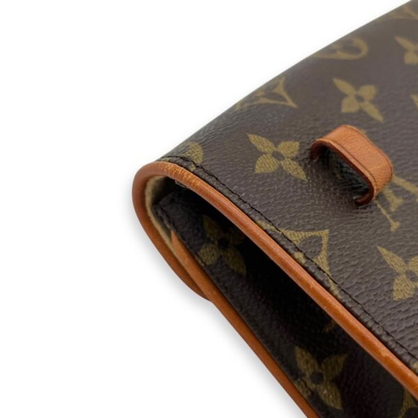 Florentine Belt Bag Brown in Monogram Coated Canvas, Gold hardware - Image 9