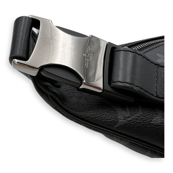 Discovery Black Belt Bag in Monogram Coated Canvas, Silver hardware - Image 10