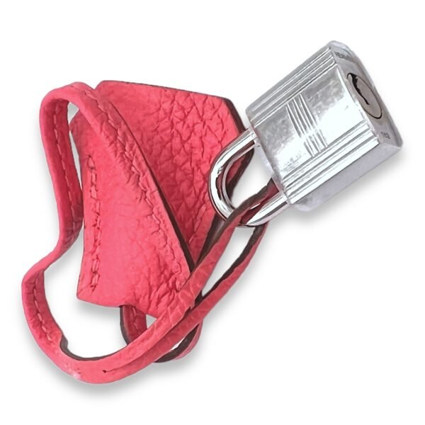 Birkin 30 Rose Lipstick in Togo, Palladium hardware - Image 11