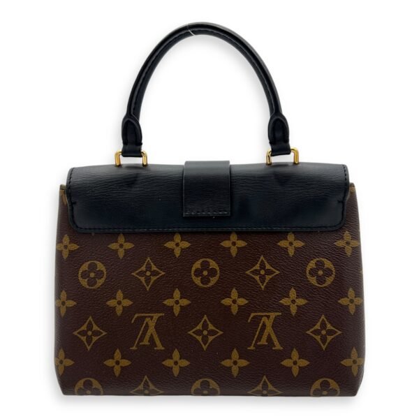 Locky BB Brown Top Handle Bag in Monogram Coated Canvas, Gold hardware - Image 2