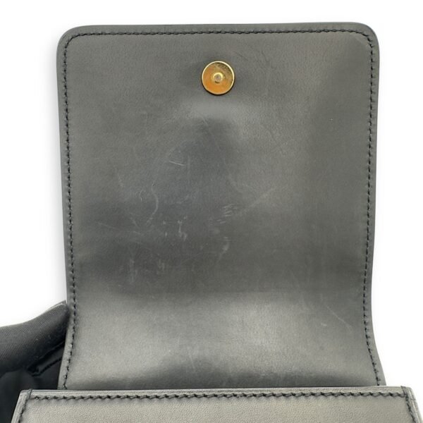 Kaia Crossbody Bag Black in Calfskin, Gold hardware - Image 11