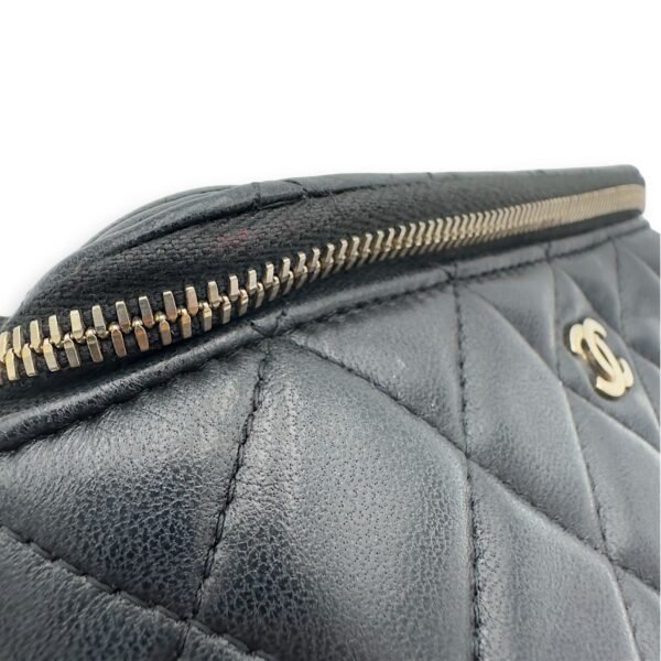 CC Vanity Bag Black in Lambskin, Gold hardware - Image 13