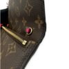 Christmas Animation Pochette Wallet On Chain Brown in Monogram Coated Canvas, Gold hardware - Image 9