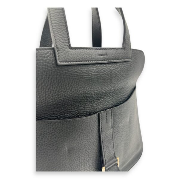 Halzan Black in Clemence, Silver hardware - Image 7